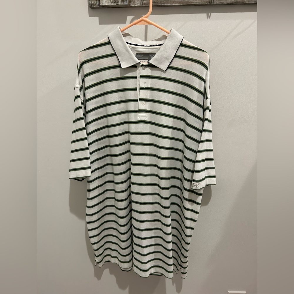 Cutter & Buck Mens Striped Polo Shirt